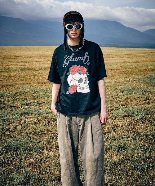 ステンドグラス　バングル　glamb glamb tシャツ Stained Glass Skull T-Shirt / ステンドグラス