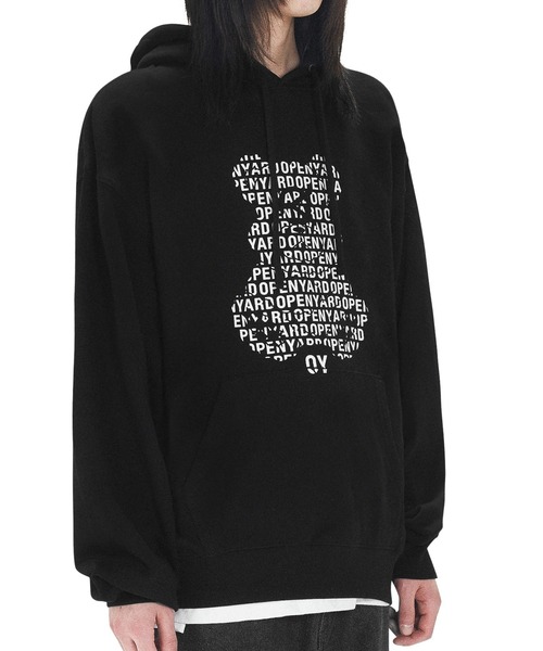 ★OY★WORDY LOGO ODOLLY HOODIE - BLACK★正規品/韓国直送料込 OY パーカー 「OY/オーワイ」 WORDY LOGO ODOLLY HOODIE