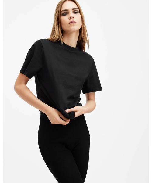 tシャツ HOLLI DRAWCORD CREW NECK T-SHIRT | HOLLI ドローコード クルー ネック Tシャツ レディース