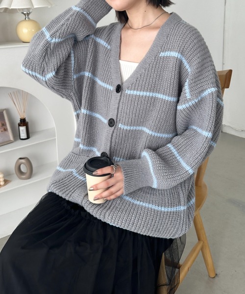 【定価約4万✨】Deuxieme Classe ボーダーニット　日本製　ゆったり BRS4423F0042_m2_a001.jpg