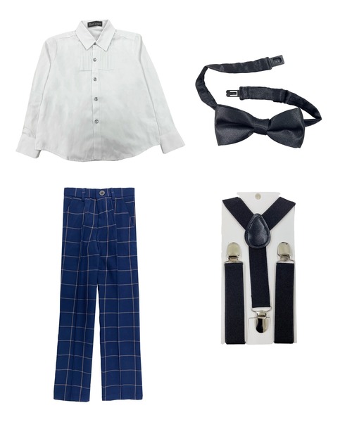 DAY CLOSET セットアップ キッズスーツ 長袖シャツ+パンツ+