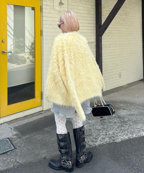 Alley Tokyo カーディガン ふっさふさ過ぎるBIGカーデ レディース 