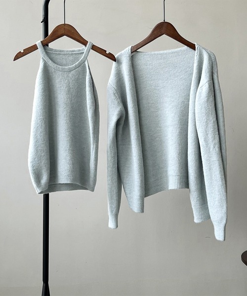 ニットアンサンブル レディース2点セット miniministore ニット セーター ニットアンサンブル レディース2
