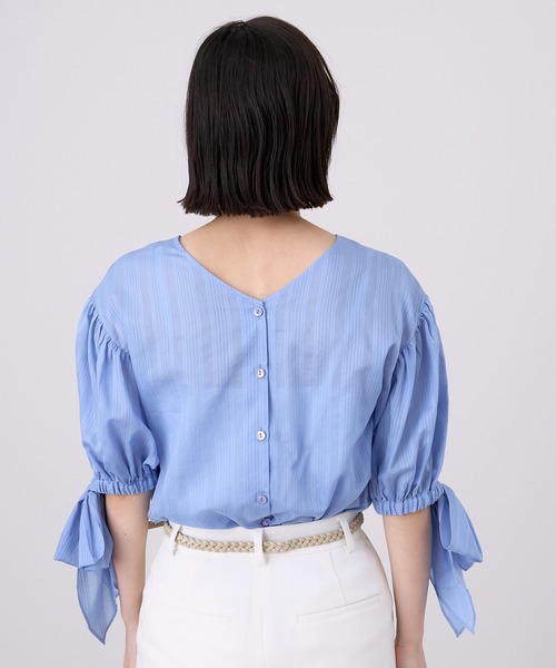 ANAYI 「ANAYI」 長袖ブラウス 38 ネイビー レディース
