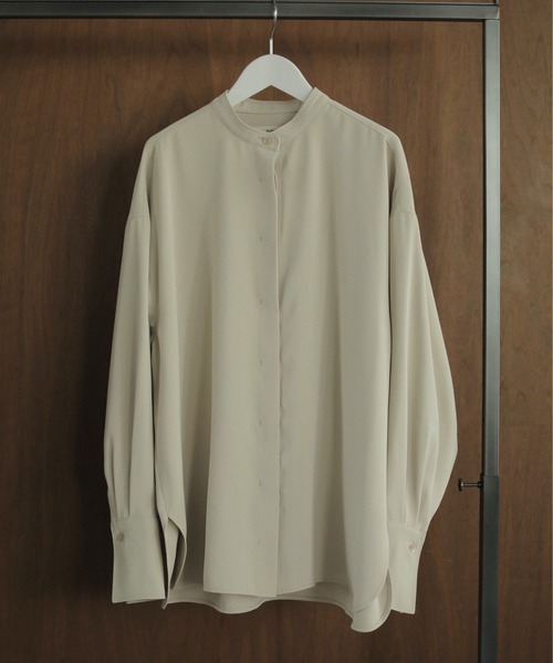anuke（アンヌーク） ブラウス シャツ Twill Slit Shirts レディース 