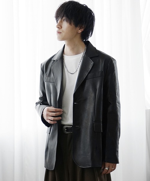 MinoriTY ジャケット テーラードジャケット 「MinoriTY」PUレザー 