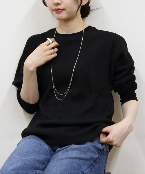 THE SHINZONE シンゾーン　ブークレミリタリーアンダーシャツ BOUCLE MILITARY UNDER SHIRT – Shinzone