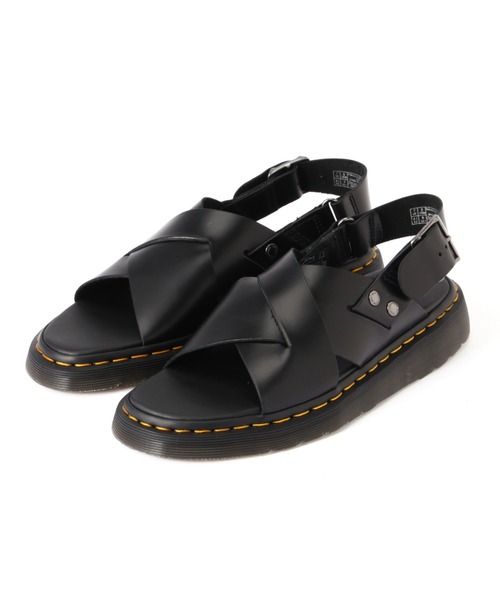 Dr. Martens ブラック サンダル Dr.Martens 「Dr. Martens」 サンダル 9 ブラック メンズ