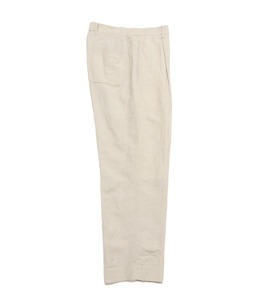 SOPHNET.（ソフネット） スラックス LINEN WOOL 1TUCK SLACKS メンズ