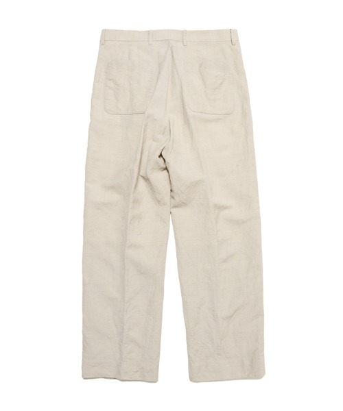 SOPHNET.（ソフネット） スラックス LINEN WOOL 1TUCK SLACKS メンズ