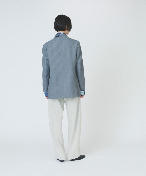 ジャケット テーラードジャケット 「soduk」standing collar jacket レディースの画像
