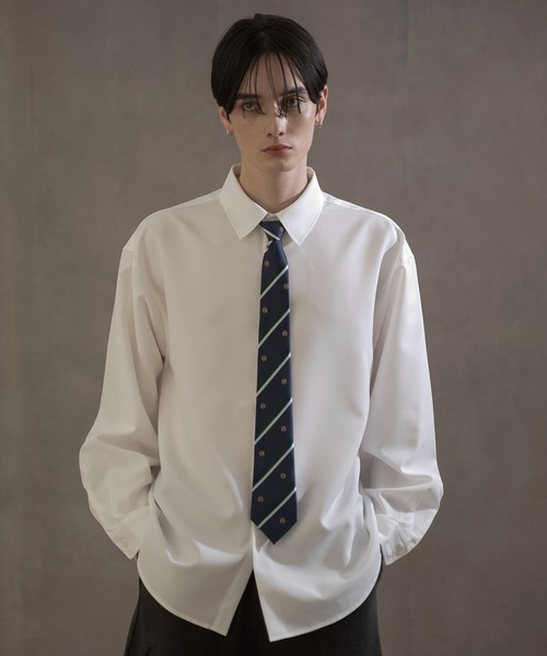 LUCY（ルーシー） シャツ LUCY/アソートネクタイ付きロングスリーブ