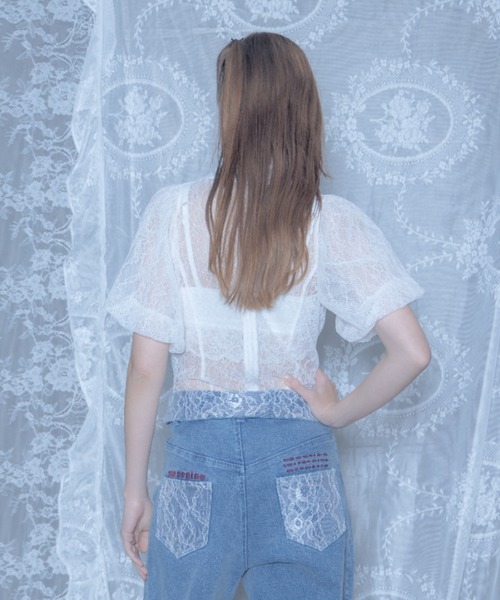 monepine lace body suit/レースボディスーツ レディース