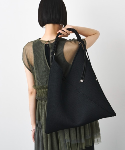 トートバッグ LE VERNIS(ル・ベルニ)「A4サイズ対応」Paracord handle mesh bag レディースの画像