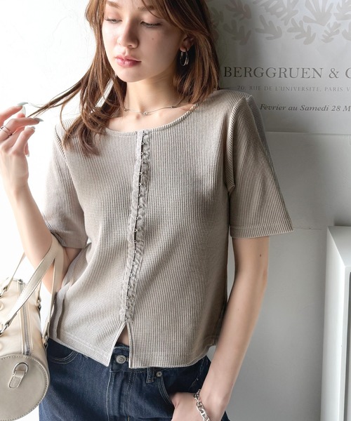 classicalelf（クラシカルエルフ） tシャツ 半袖 大人可愛いデコルテ