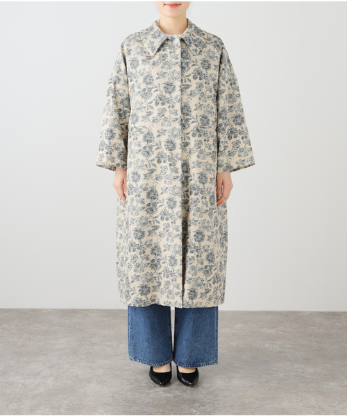 IENA LA BOUCLE IENA ダブルフェイス　オーバーサイズコート IENA(イエナ)の「IENA LA BOUCLE ダブルフェイス ボートネック