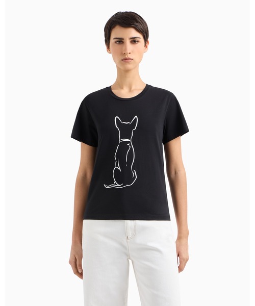 EMPORIO ARMANI tシャツ 「エンポリオ アルマーニ」We Love Dogs