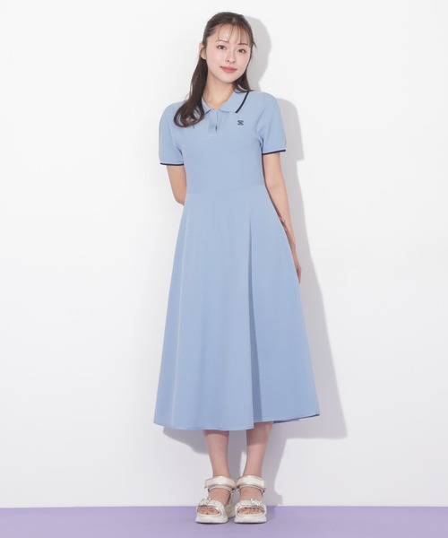 すぐ届く【JILL by JILL STUART】可愛い ポロシャツ ワンピース JILL by STUART ワンピース 半袖ポロシャツワンピース