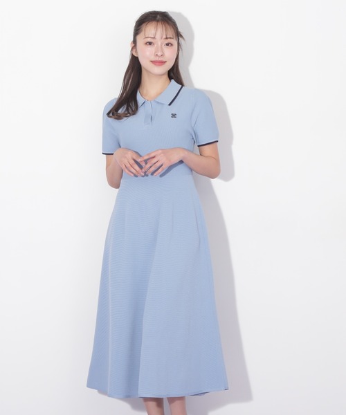 JILL by JILL STUART ポロシャツワンピース JILL by STUART ワンピース 配色切り替えポロシャツワンピース