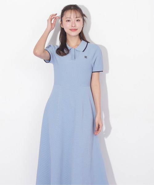 すぐ届く【JILL by JILL STUART】可愛い ポロシャツ ワンピース JILL by STUART ワンピース 半袖ポロシャツワンピース
