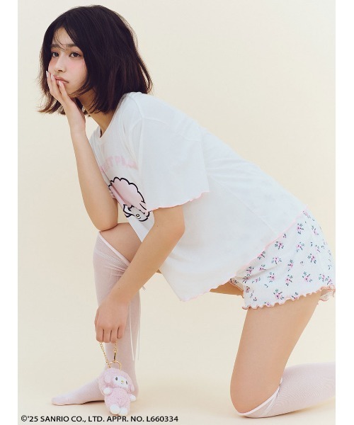 SNIDEL HOME キーホルダー 「MY MELODY」ぬいぐるみチャーム
