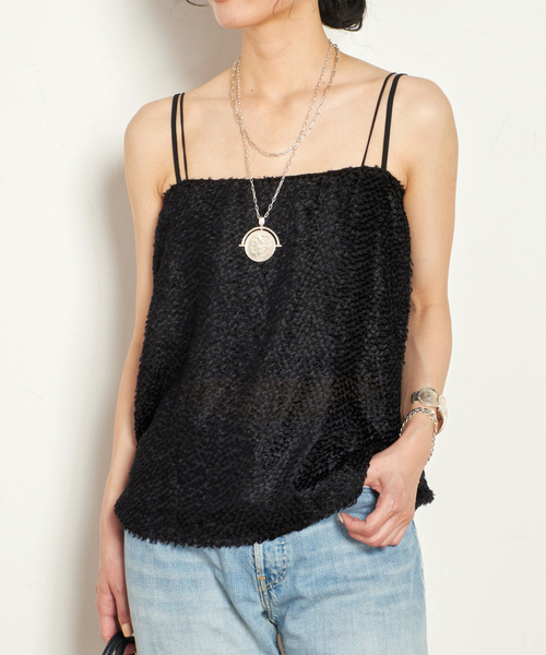 キャミソール 「ST.AGNI/セントアグニ」Feathered Cami