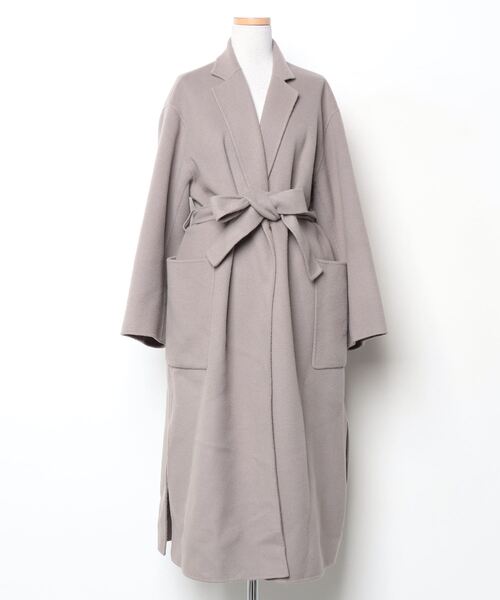 新品 即納 ELLIE スコート【GRAY】 セール】 【XSサイズ〜/洗える】リバーメモリー ステンカラーコート