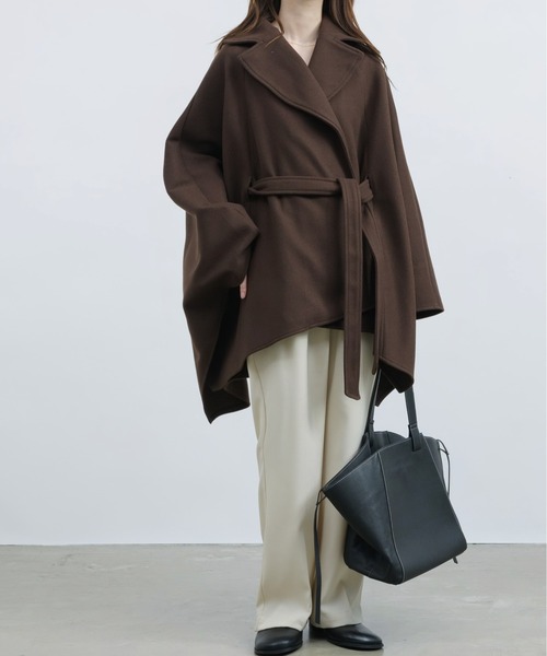 「NEUNA」 ポンチョ FREE ベージュ レディース_画像5