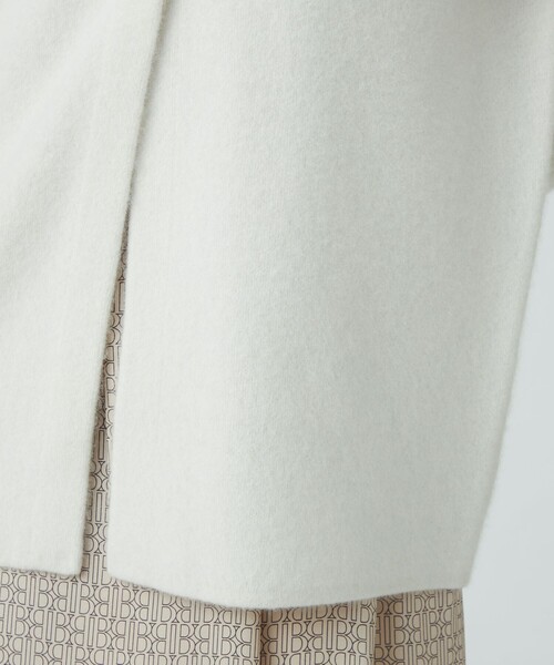 「BALLSEY」 ニットカーディガン S オフホワイト レディース_画像9