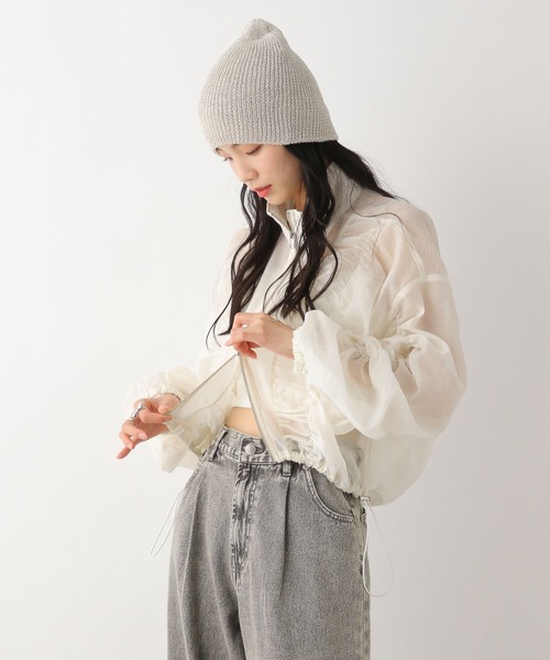 Heather（ヘザー） ブルゾン アウター シャーリングシアーブルゾン