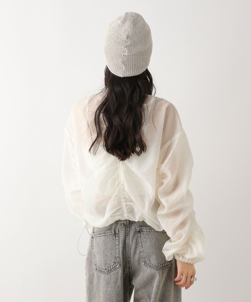 Heather ブルゾン アウター シャーリングシアーブルゾン 452626