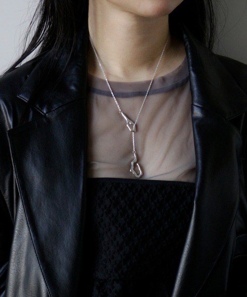 ネックレス 「silver925」HookChainNecklace(SHORT)/フックチェーンネックレス(ショート） レディース メンズ_15