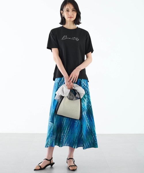 バックスリットフラワーTEE ATLA513 – ADMIRAL