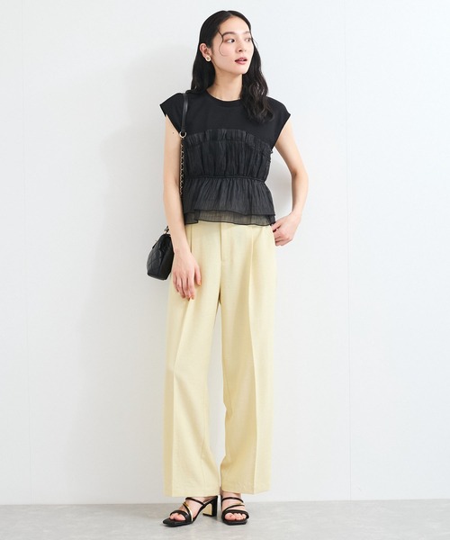 VIS tシャツ 旬なレイヤードスタイルが叶う！ビスチェドッキング