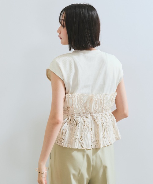 VIS tシャツ 旬なレイヤードスタイルが叶う！ビスチェドッキング