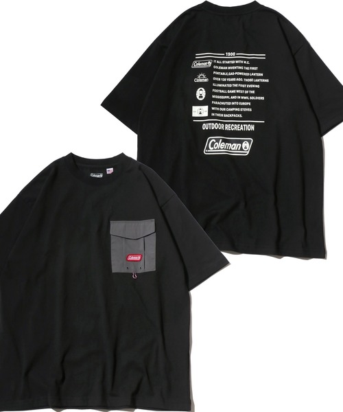 Coleman tシャツ 2025SS Coleman/コールマン オーバーサイズ