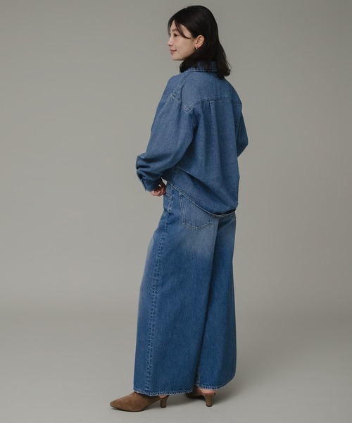 「URBAN RESEARCH Sonny Label」 長袖シャツ FREE ブルー レディース URBAN RESEARCH Sonny Label 「URBAN Label」 長袖シャツ FREE