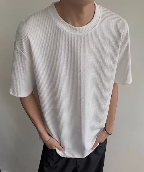 FreeZone tシャツ ポリエステルリブ編みTシャツ メンズ レディース