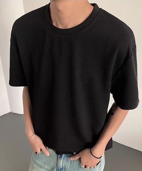 FreeZone tシャツ ポリエステルリブ編みTシャツ メンズ レディース