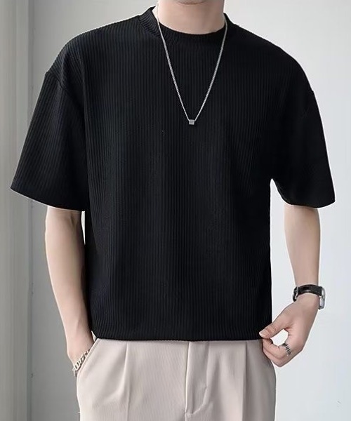 FreeZone tシャツ ポリエステルリブ編みTシャツ メンズ レディース