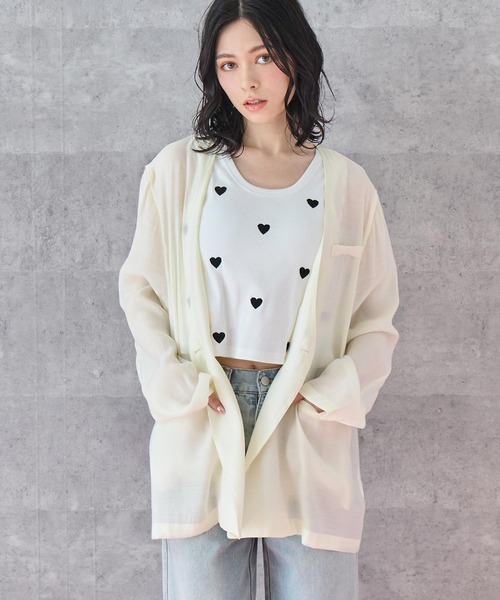 極美品    アナイ　22ss ノーカラージャケット　ジップ　ホワイト　リバー 極美品 アナイ 22ss ノーカラージャケット ジップ ホワイト リバー
