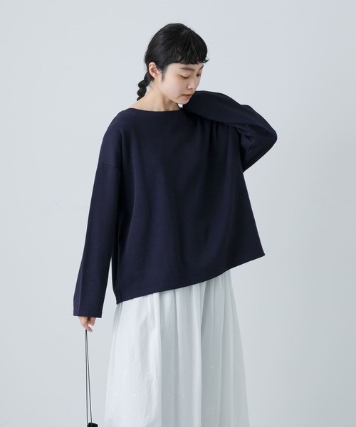 「かぐれ」 「kagure」長袖カットソー FREE ネイビー レディース