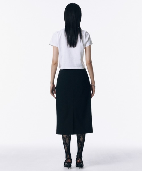 tシャツ PIERCE MINIMUM LOGO TSHIRT/ピアスミニマムロゴTシャツ レディースの画像