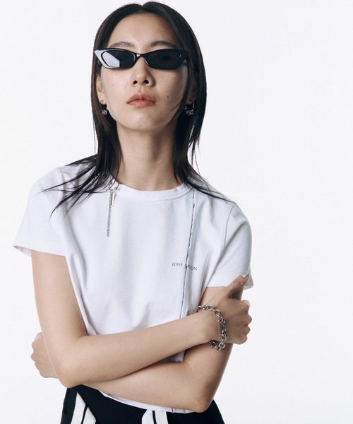 【即納】JOSE MOON MINIMUM LOGO TSHIRT2 ブラック MINIMUM LOGO TSHIRT2/ミニマムロゴTシャツ（Tシャツ/カットソー