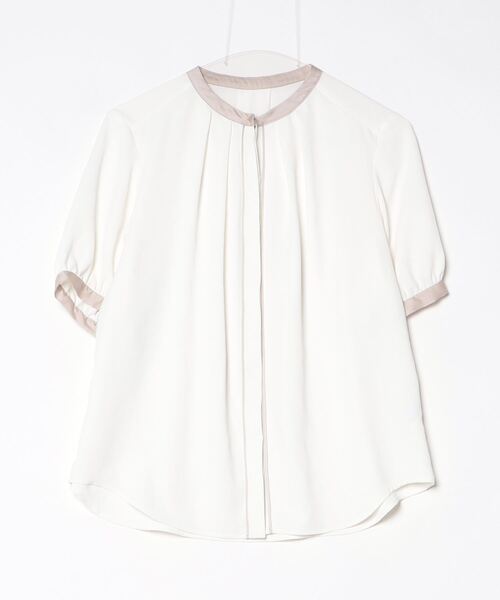 「UNITED ARROWS」 半袖ブラウス FREE オフホワイト レディース
