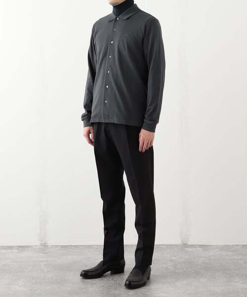 LACOSTE（ラコステ） tシャツ 別注 フルオープン ロングスリーブ