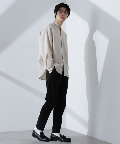 「NANO universe」 デニムパンツ L ライトブルー メンズ