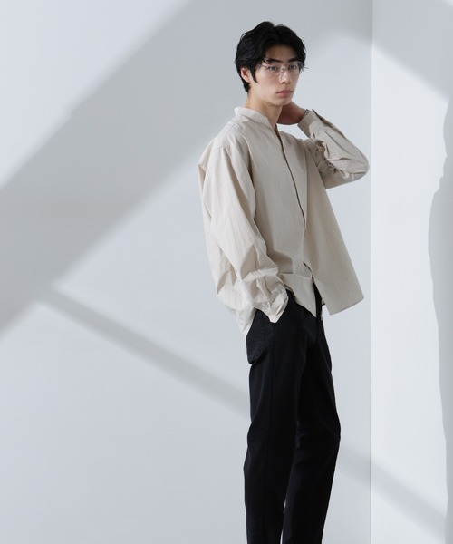 「NANO universe」 デニムパンツ L ライトブルー メンズ