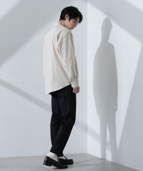 「NANO universe」 デニムパンツ L ライトブルー メンズ