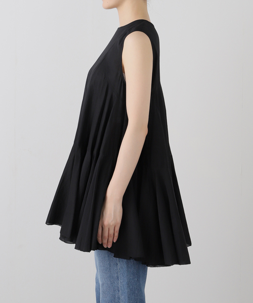 SLOBE IENA ブラウス シャツ パネルフレアーブラウス レディース